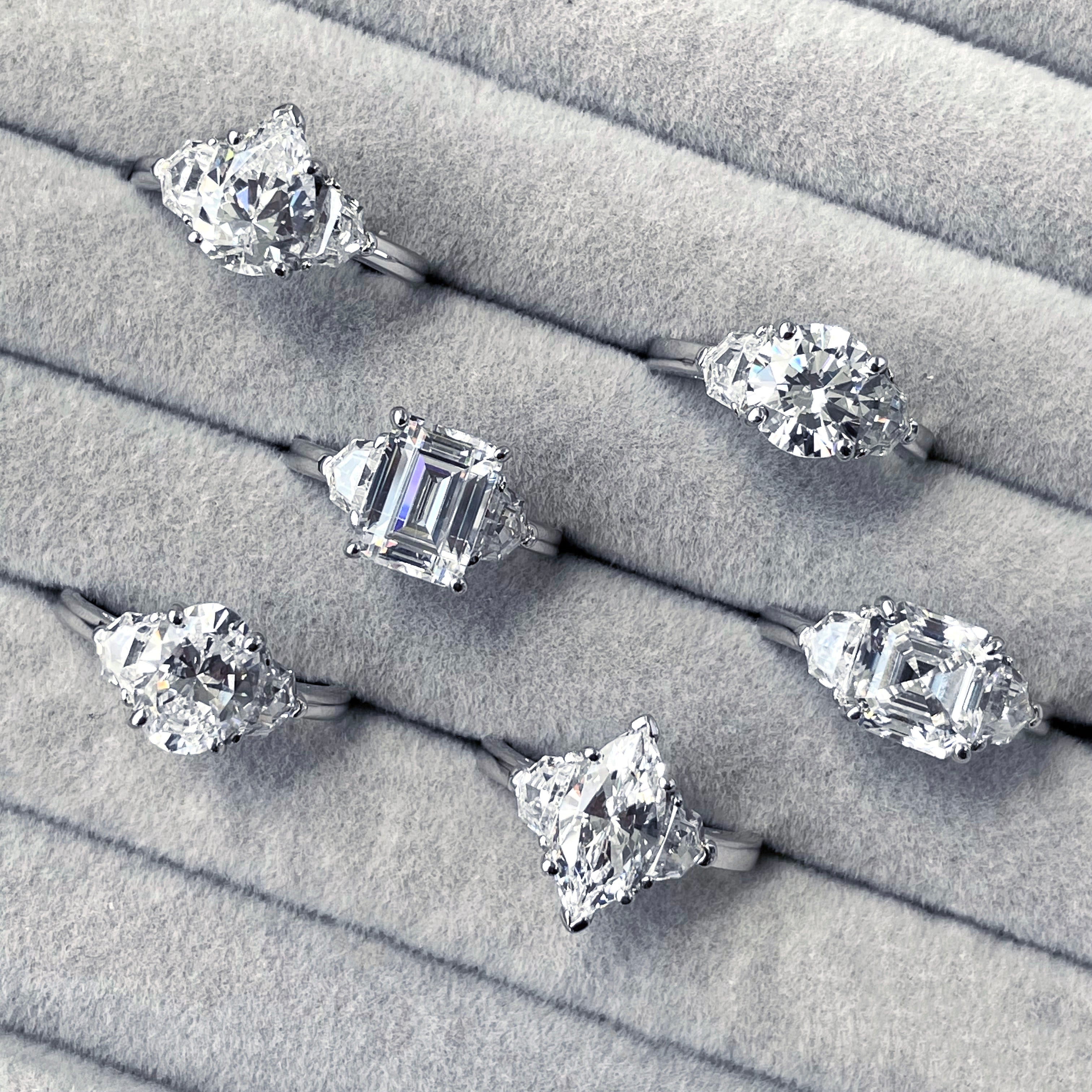 3-Stone Jewelry: Rings, Earrings, Necklaces & More – BERRICLE 3-Stone Jewelry: Rings, Earrings, Necklaces & More – BERRICLE