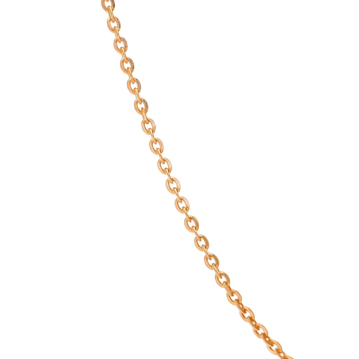 Alternate view of Italian Layered Rolo Chain Necklace in Sterling Silver, 3-Piece, Rose Gold Flashed / 16-20 inch