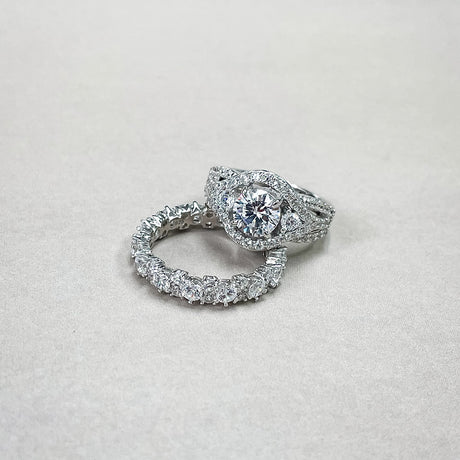 3-Stone Ring, Eternity Ring