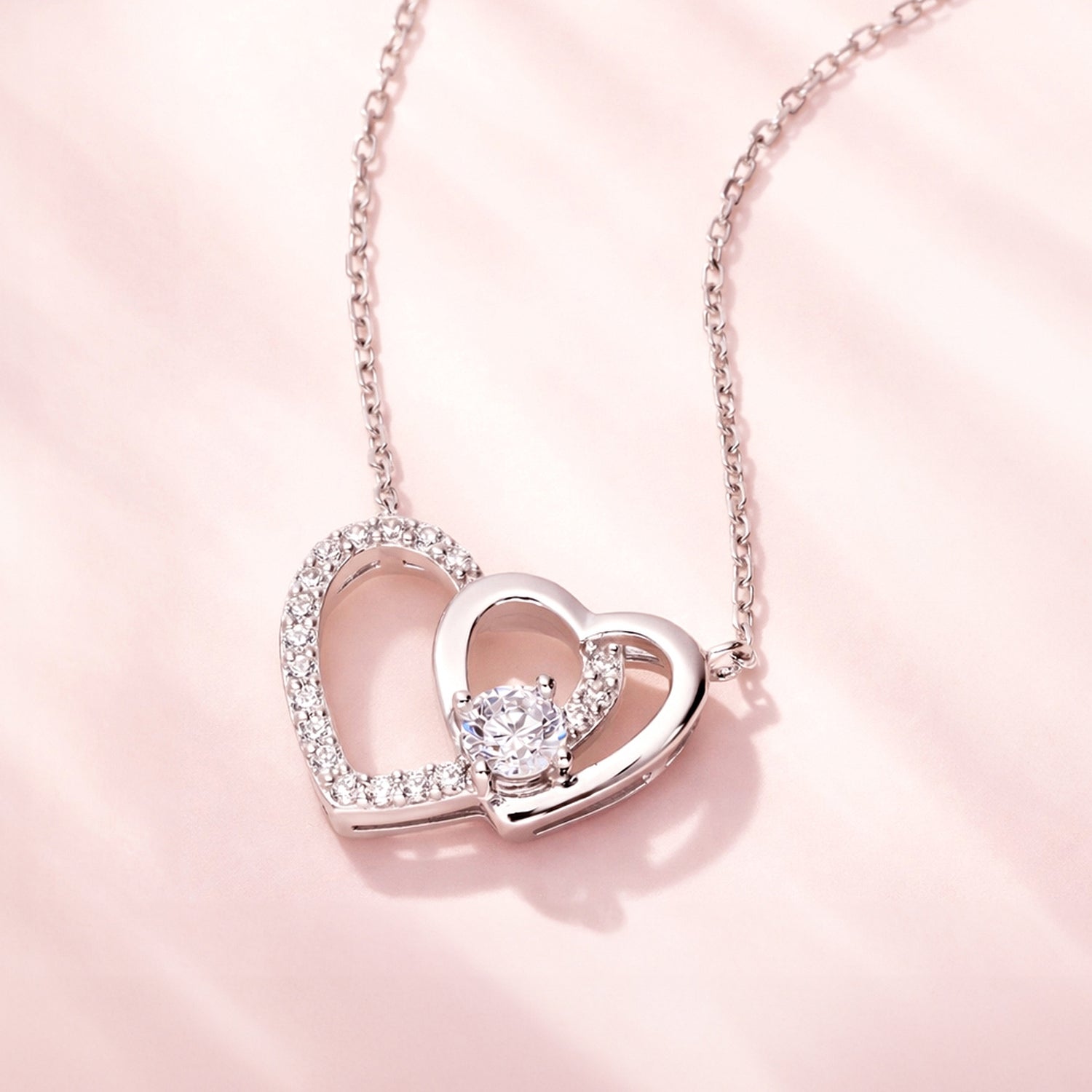 Open Heart Pendant Necklace