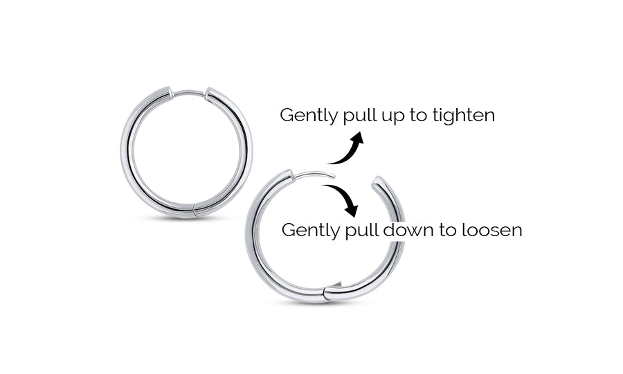 how to fix a loose hoop earring