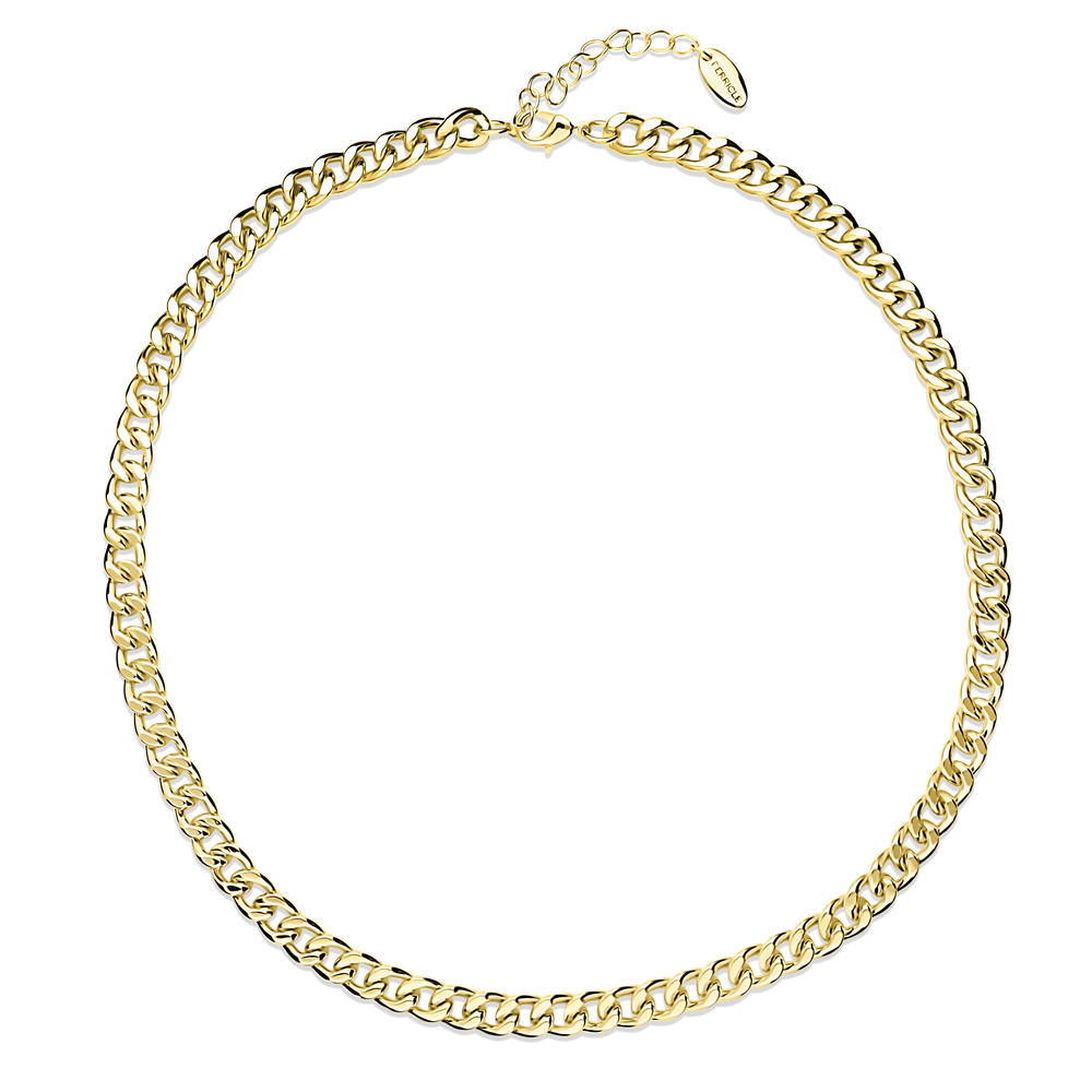 Lightweight Curb Chain Necklace 7mm – BERRICLE
