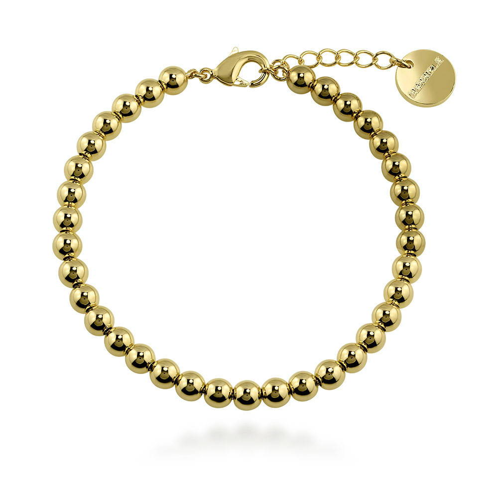 Bead Bracelet in Gold-Tone, 1 of 3