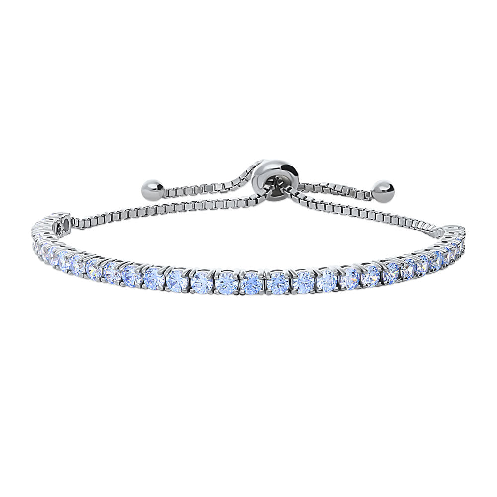 CZ Statement Tennis Bracelet in Sterling Silver