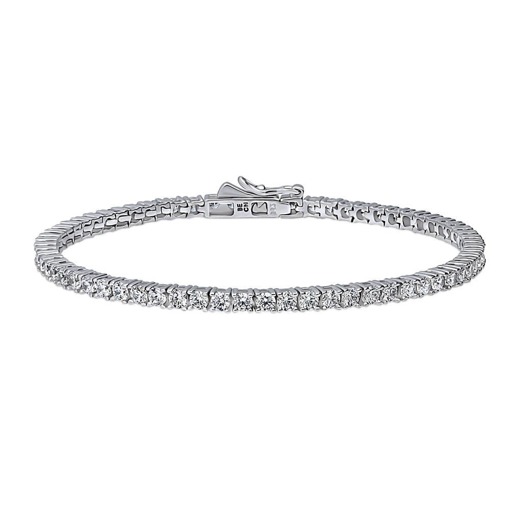 CZ Statement Tennis Bracelet in Sterling Silver