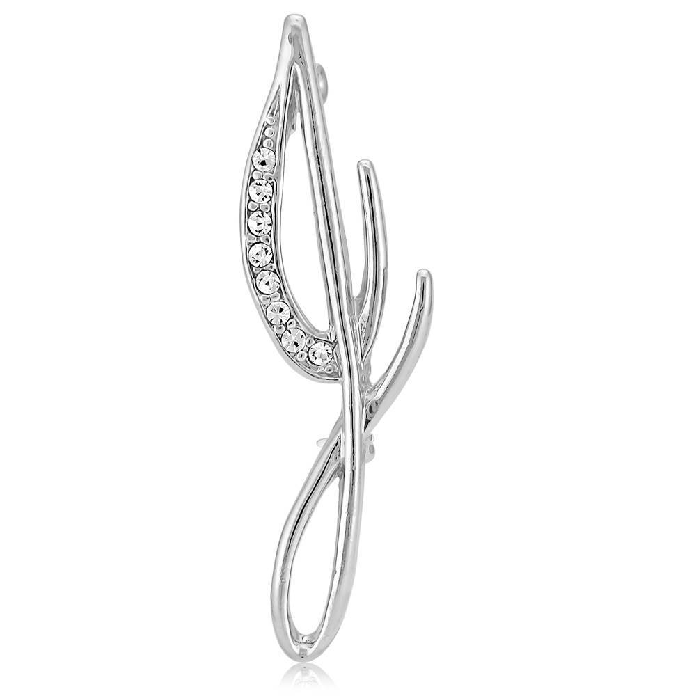 Initial Letter Pin in Silver-Tone