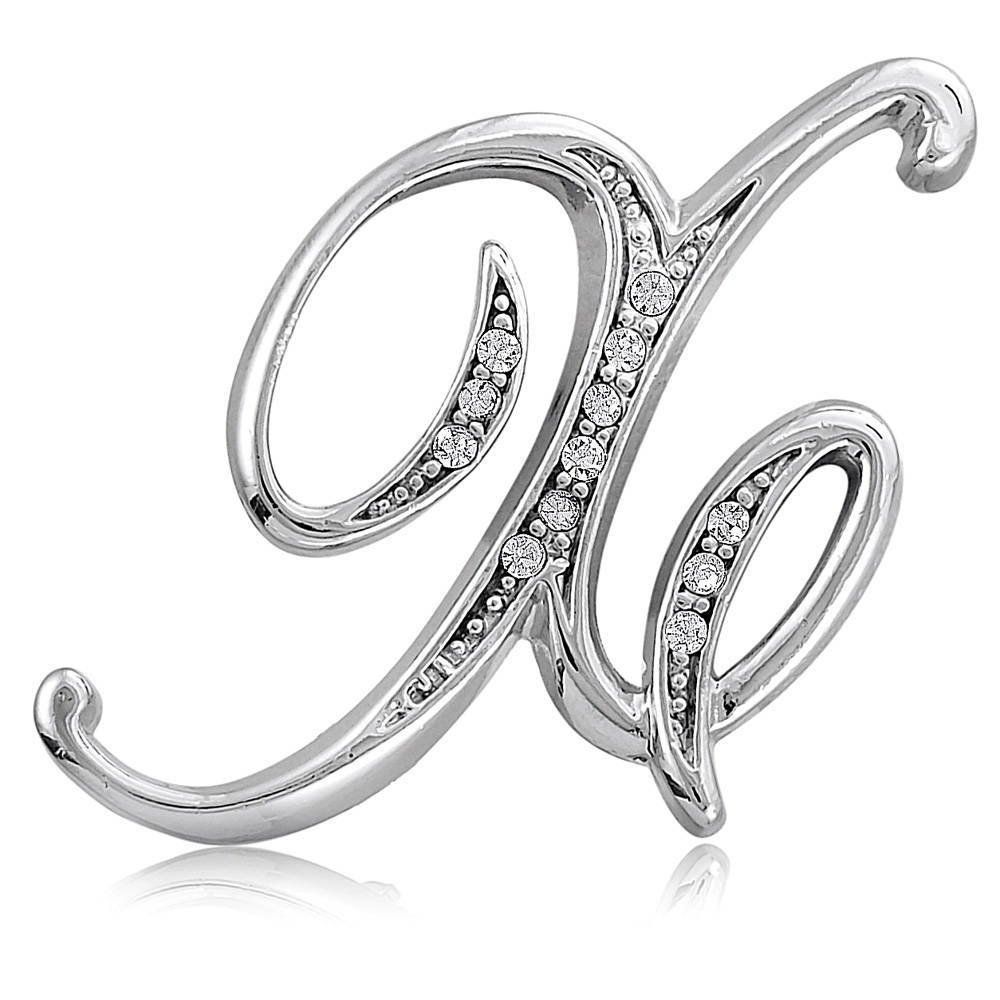 Initial Letter Pin, X