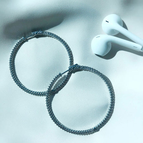 Inside-Out Hoop Earrings