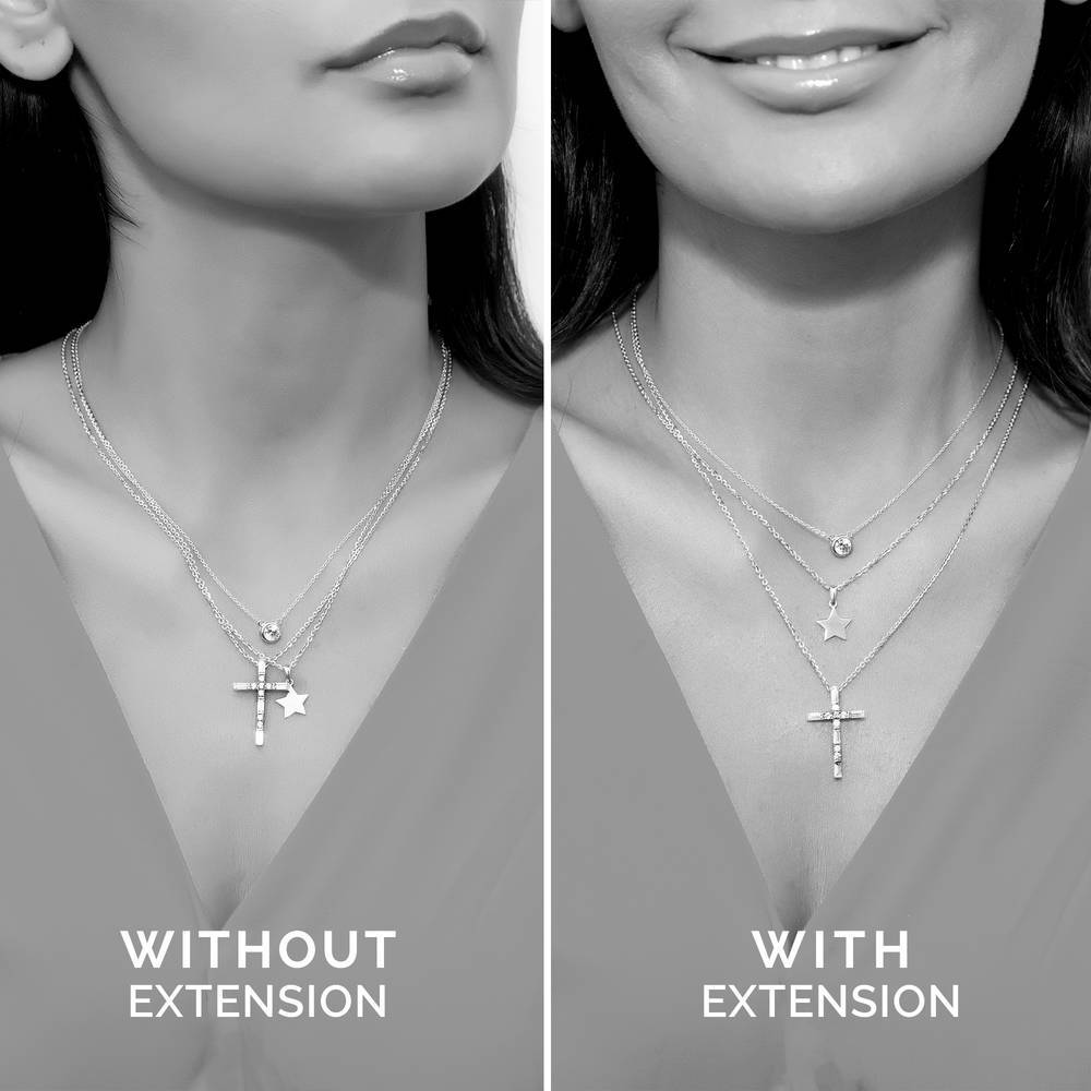 Chain Extension Set in Gold Flashed Sterling Silver
