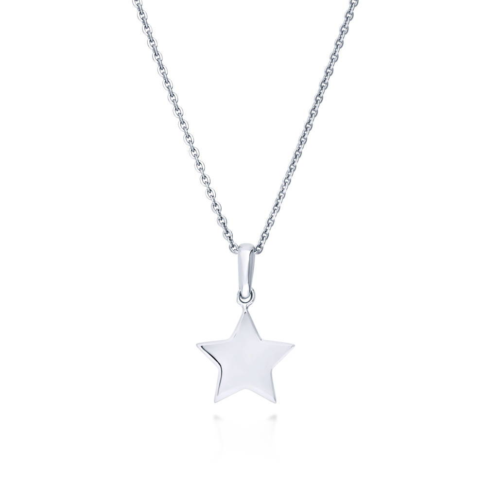 Sterling Silver Star Pendant Necklace – BERRICLE