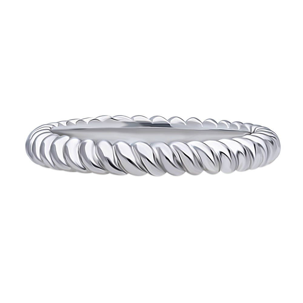 Woven Band in Sterling Silver