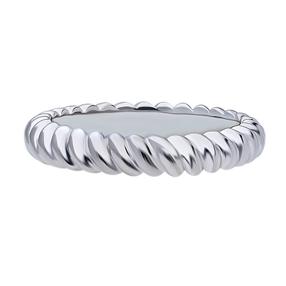 Woven Band in Sterling Silver