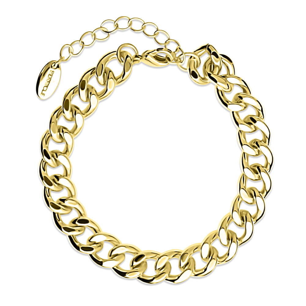 Lightweight Curb Chain Bracelet 9mm