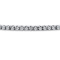 CZ Tennis Bracelet, Rhodium Plated / 6.5 inch