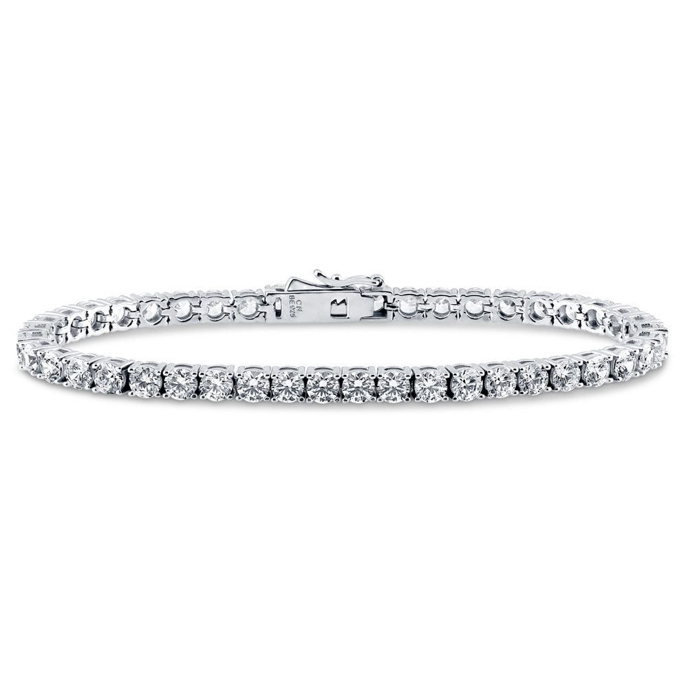 CZ Tennis Bracelet in Sterling Silver, 3 of 12