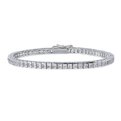 Princess CZ Tennis Bracelet