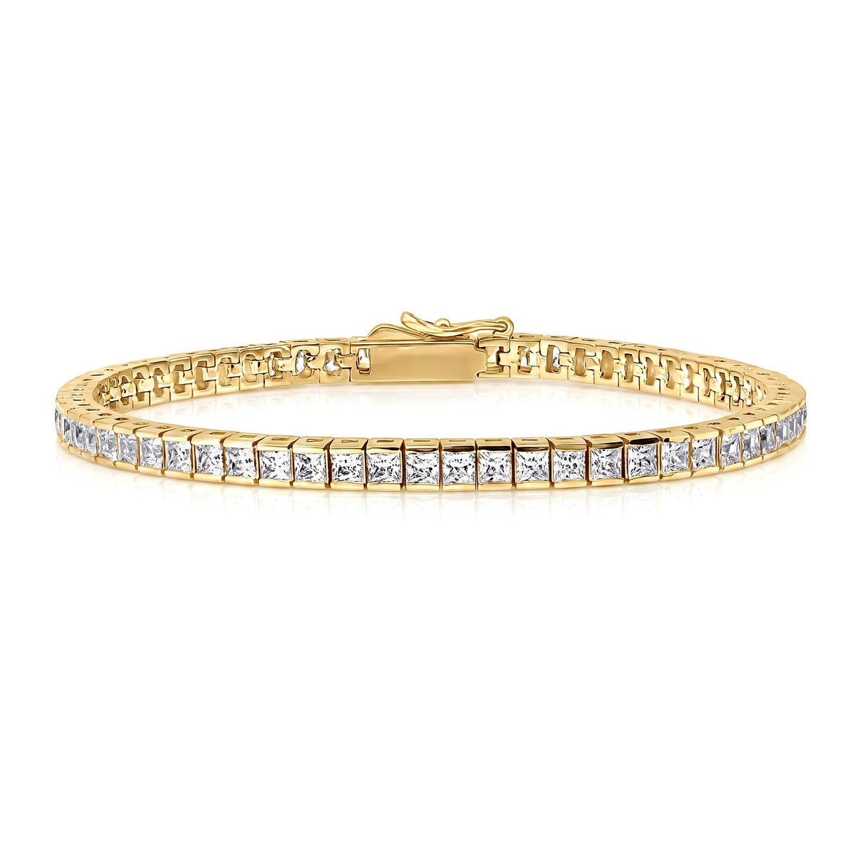 Princess CZ Tennis Bracelet, 1 of 2