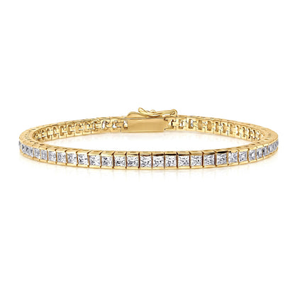 Princess CZ Tennis Bracelet