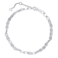Link Bracelet in Sterling Silver, No Plating
