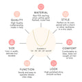 Italian Layered Rolo Chain Necklace in Sterling Silver, 3-Piece, Yellow Gold Flashed / 16-20 inch