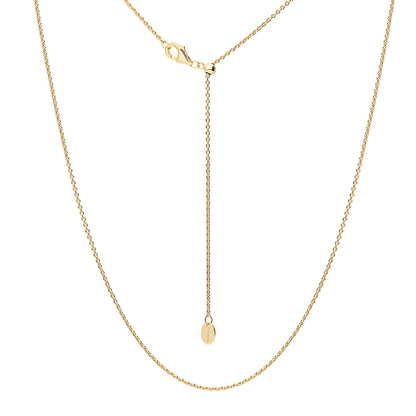 Adjustable Slider Rolo Chain Necklace in Sterling Silver, 2-Piece