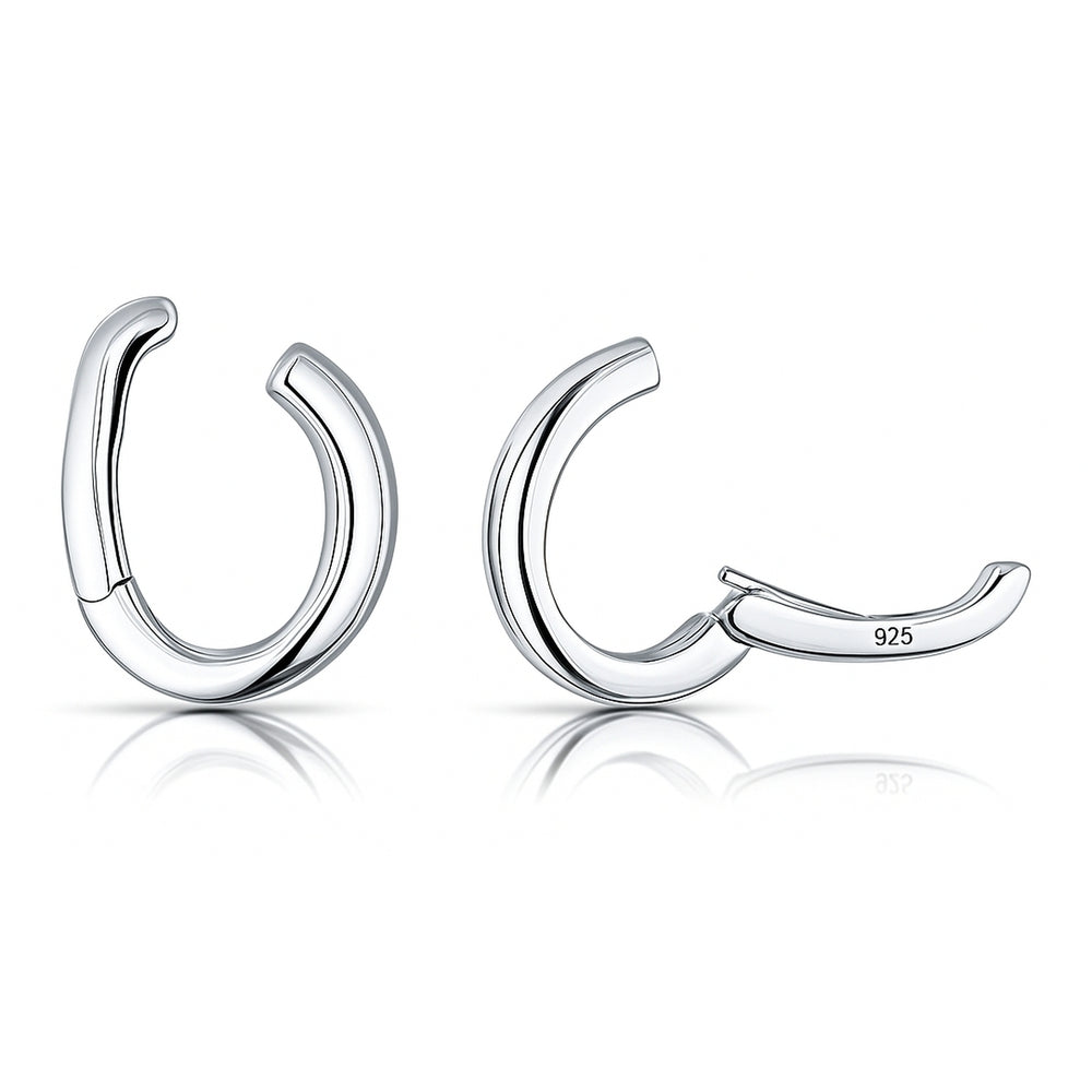 Gold Flashed Sterling Silver CZ Ear Cuff Cartilage Earrings – BERRICLE