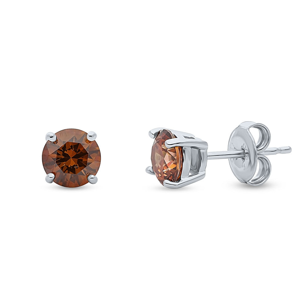 Solitaire 1.6ct CZ Cartilage Stud Earrings in Sterling Silver