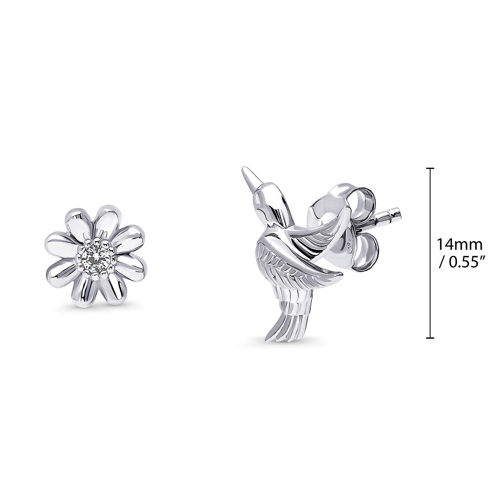 Cubic Zirconia Earrings in Sterling Silver – BERRICLE