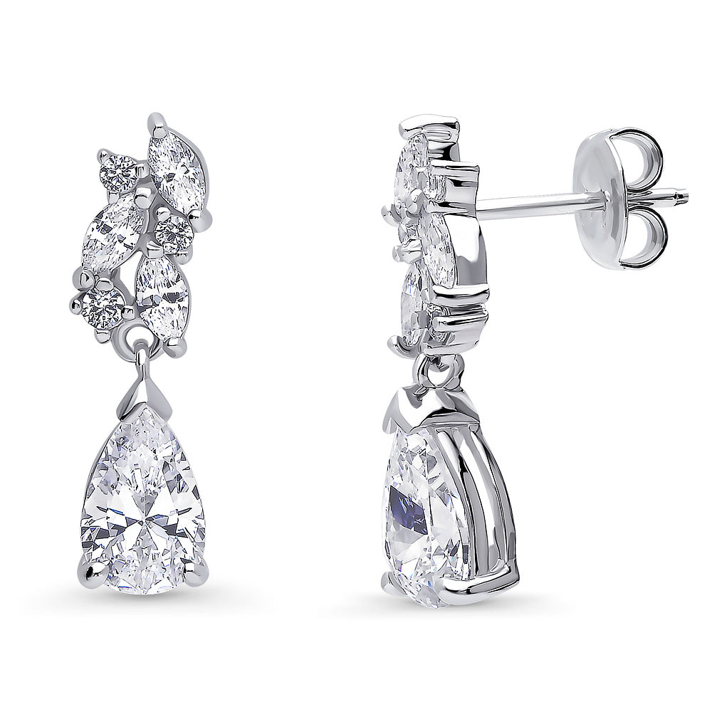 ■ENGBROX■ joyful ribbon cubic earring EBEA23057 Amazon.com: YienDoo Funky Bow Ear Cuff Earrings Silver