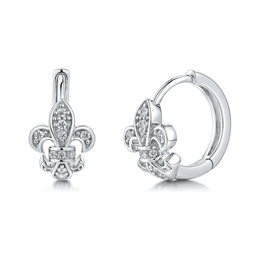 Boucles D'Oreilles Huggie Fleur Daisy Mini Argent – Hypoallergéniques & Mignonnes Pour Cartilage