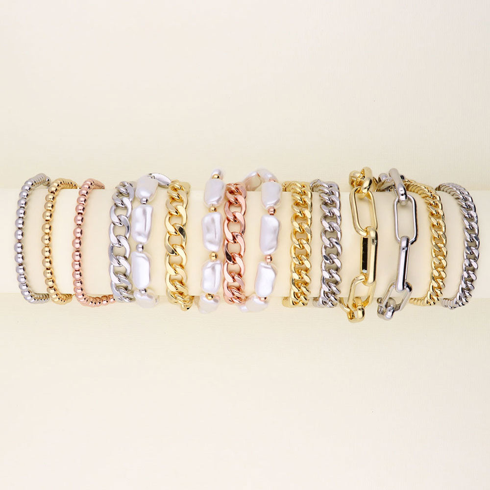 ブレスレット 9MM CURBCHAIN Lightweight Curb Chain Bracelet 9mm – BERRICLE