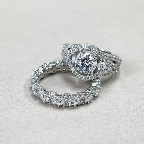 Image Contain: 3-Stone Ring, Eternity Ring