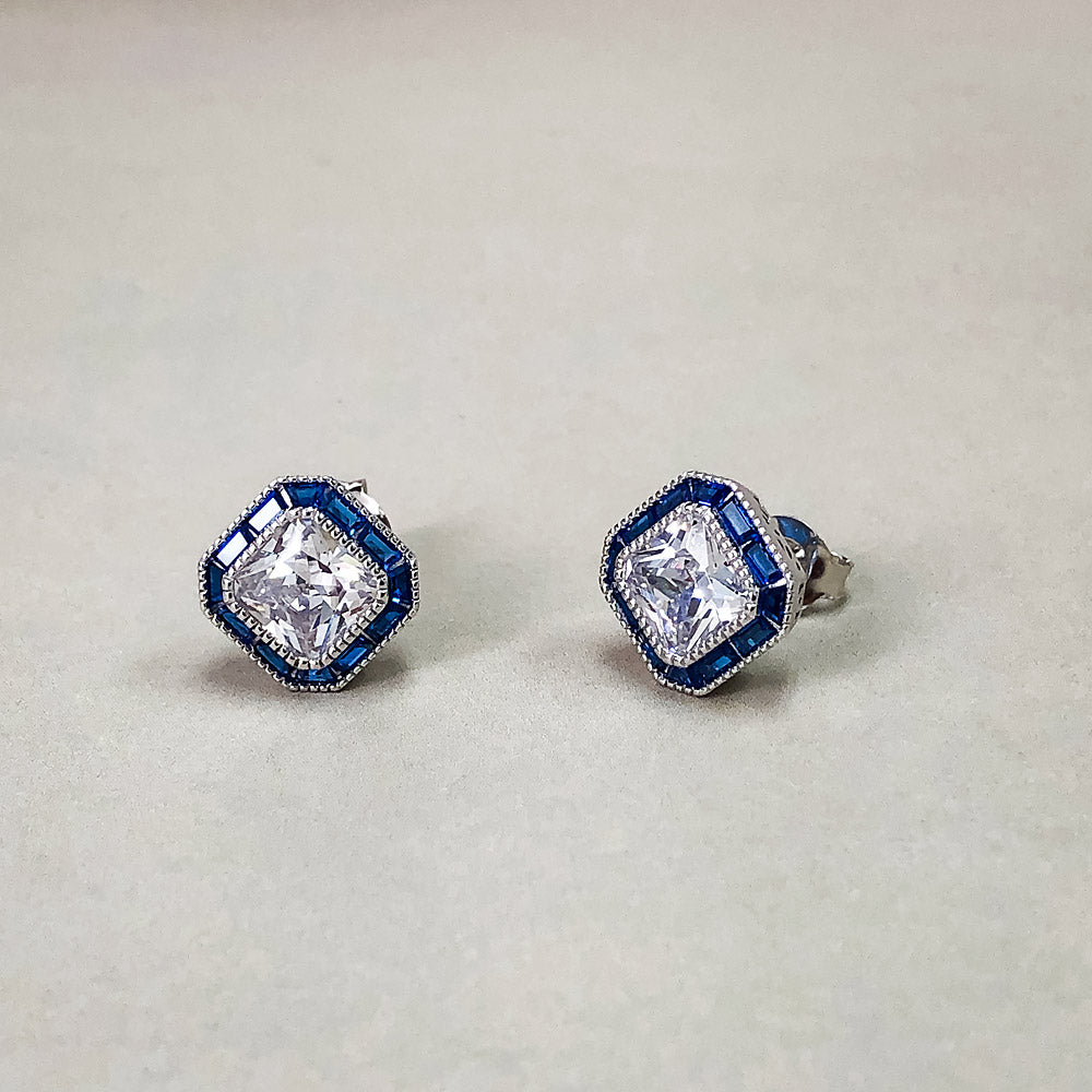 Image Contain: Halo Stud Earrings