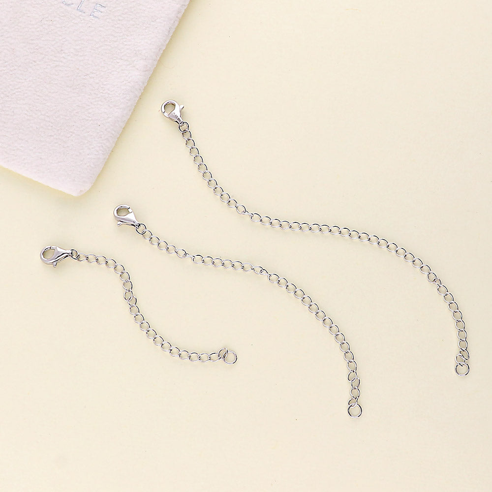 Chain Extension Set in Sterling Silver