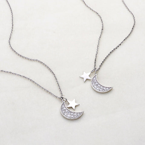 Star Pendant Necklace Style N1217-01 in Flatlay Display