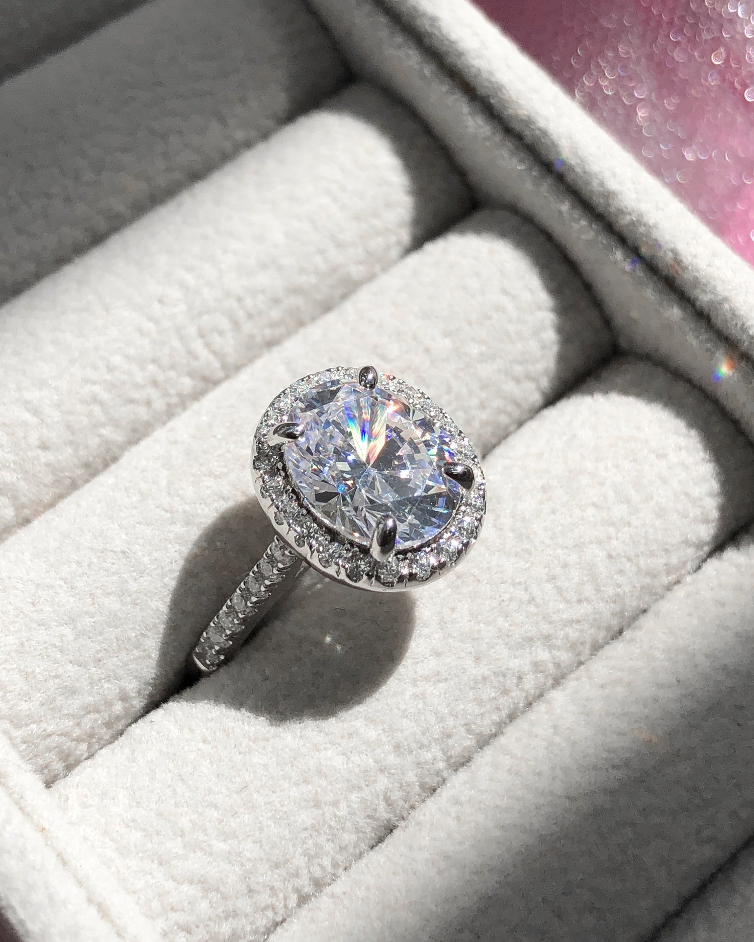 Halo Ring, Solitaire Ring