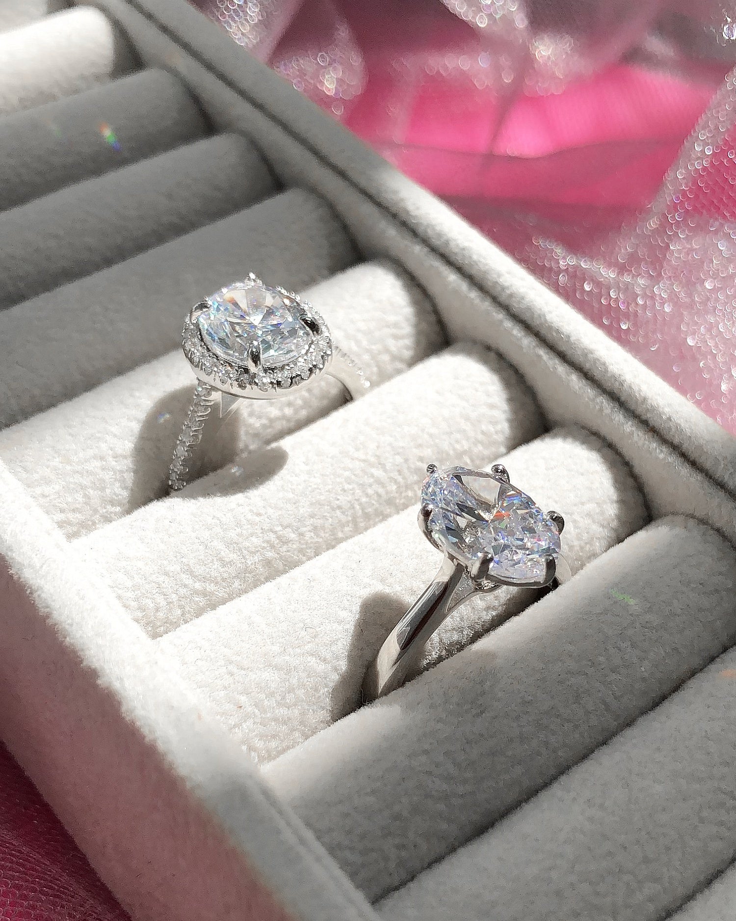 Halo Ring, Solitaire Ring