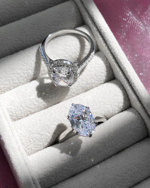 Halo Ring, Solitaire Ring