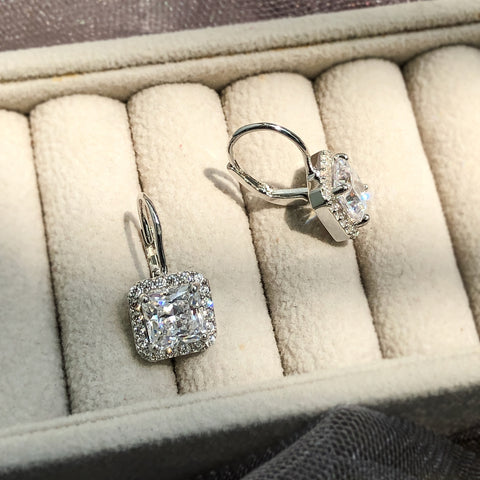 Halo Dangle Earrings