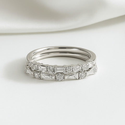 Art Deco Half Eternity Ring
