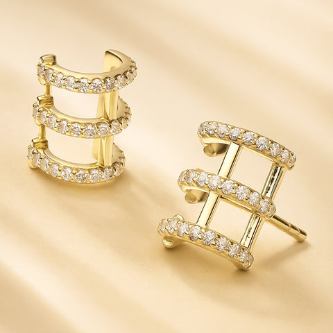 Bar Stud Earrings