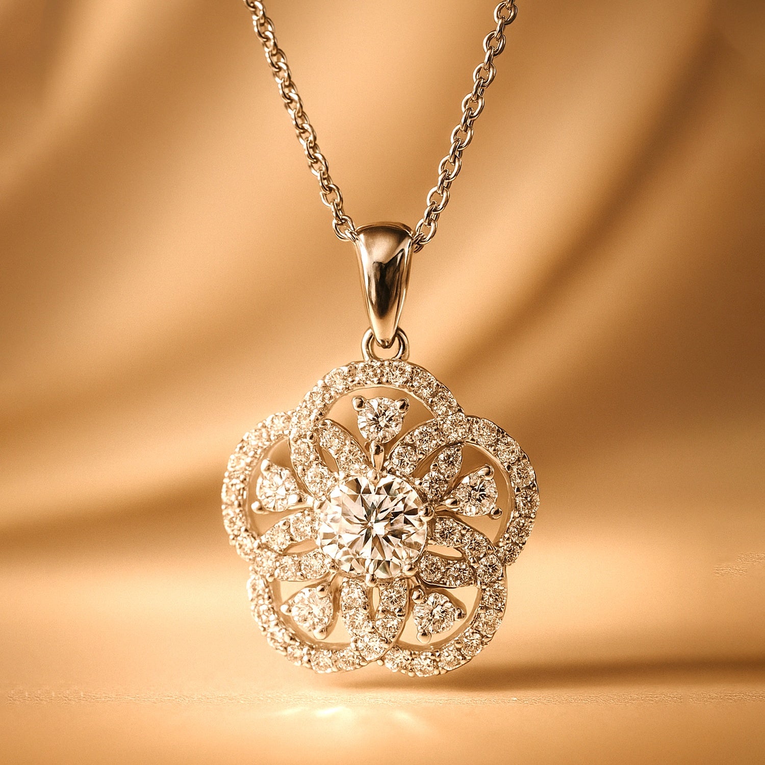 Flower Pendant Necklace