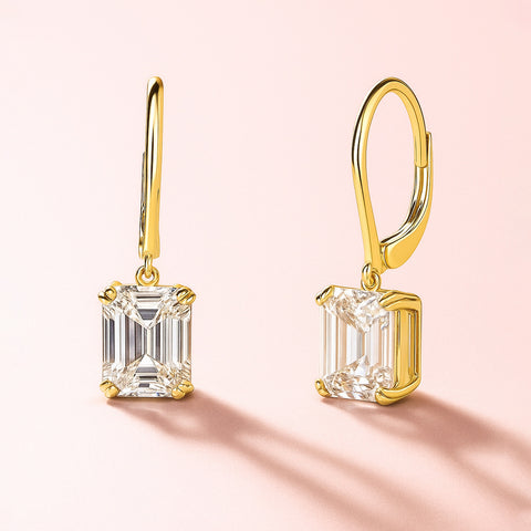 Solitaire Dangle Earrings