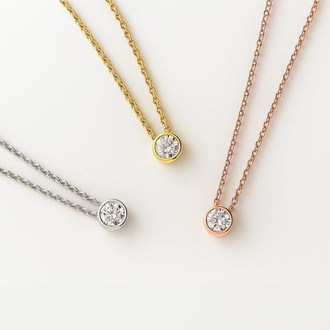 Solitaire Pendant Necklace