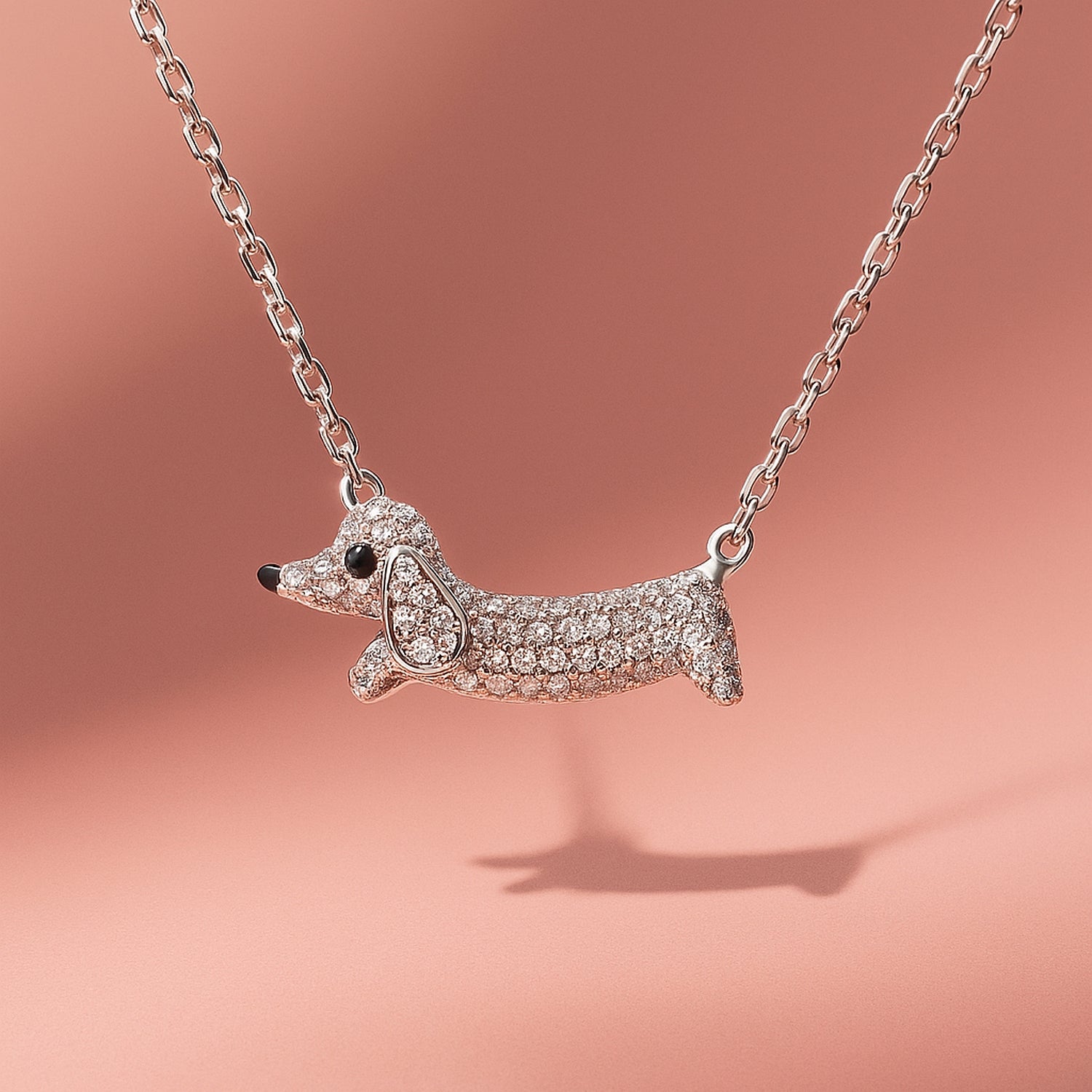 Puppy Pendant Necklace
