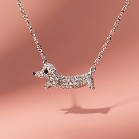 Puppy Pendant Necklace