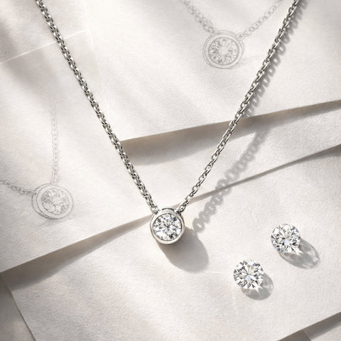 Solitaire Pendant Necklace