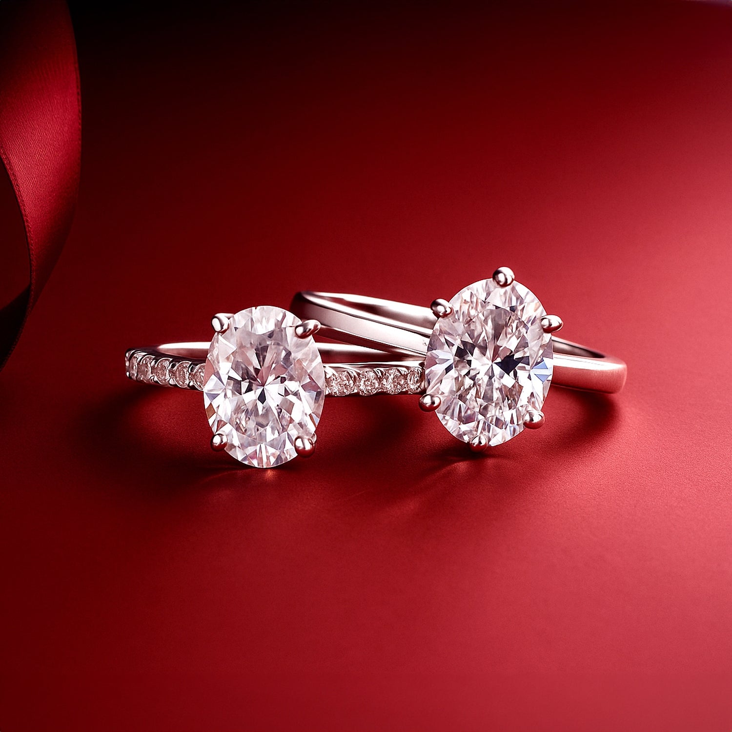 Solitaire Ring, Solitaire with Side Stones Ring