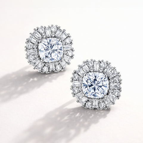 Art Deco Stud Earrings