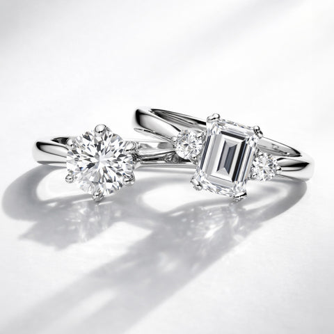 3-Stone Ring, Solitaire Ring